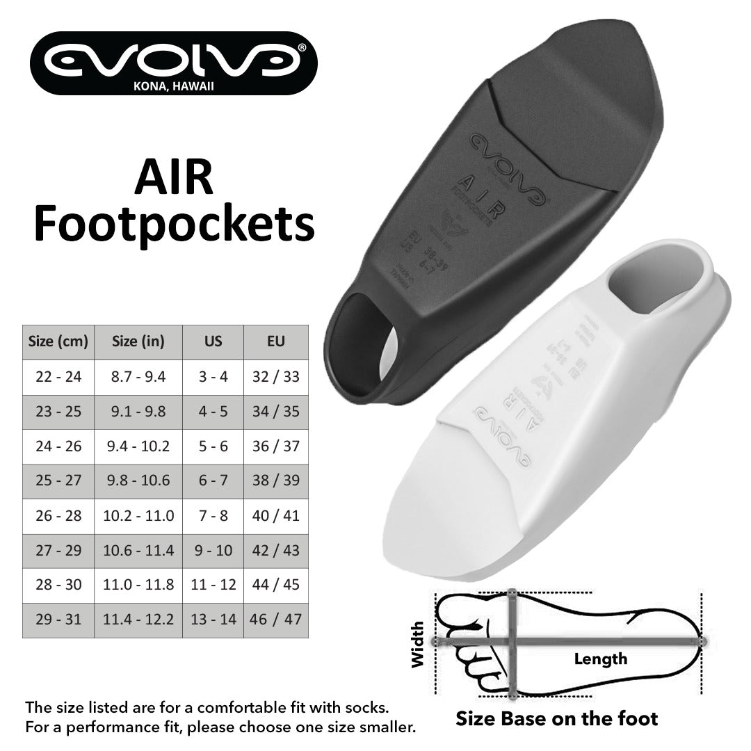 Evolve AIR 玻璃纖維蛙鞋